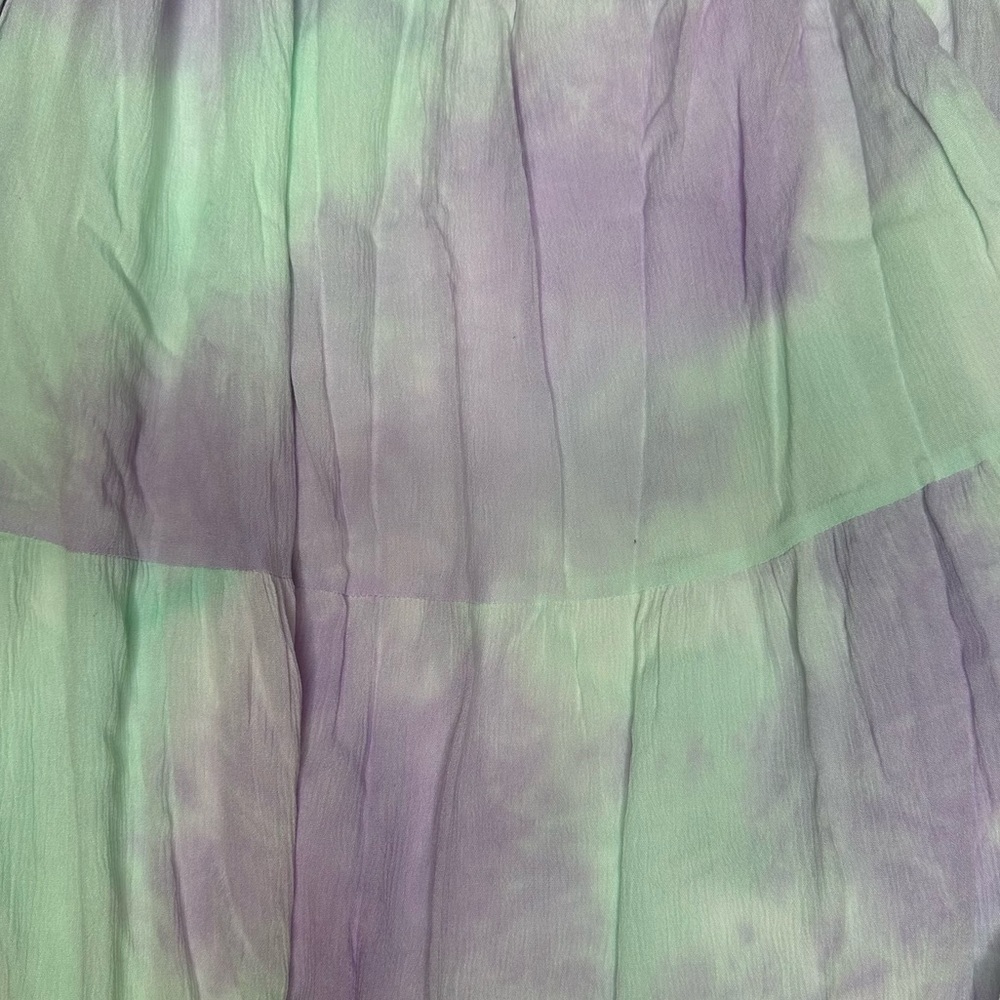 NWOT BTFL-Life for Anthropologie TieDye Tie Front Maxi Dress m - Picture 15 of 15